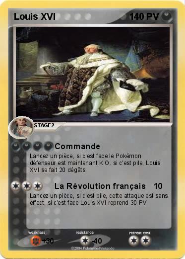 Pokemon Louis XVI                                                                  