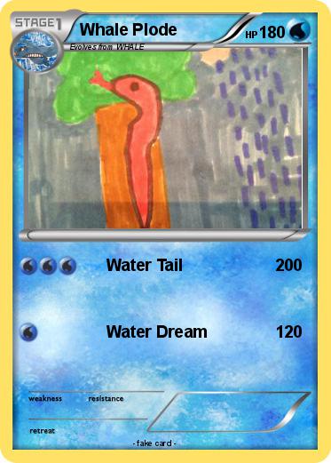 Pokemon Whale Plode