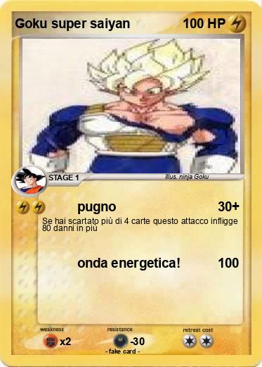 Pokemon Goku super saiyan