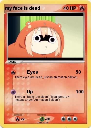 Pokemon my face is dead