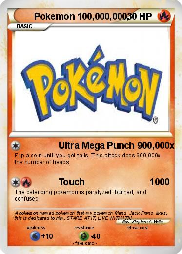 Pokemon Pokemon 100,000,000,