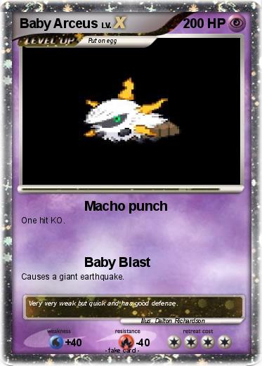 Pokemon Baby Arceus