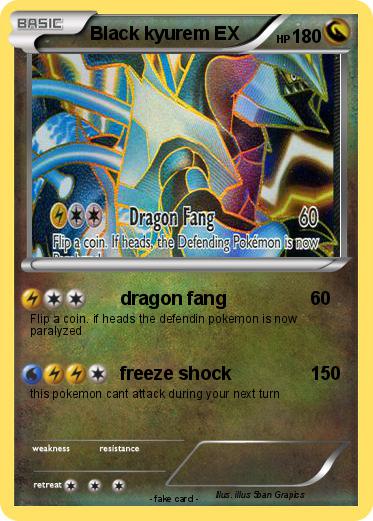 Pokemon Black kyurem EX