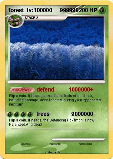Pokemon forest  lv:100000     999999