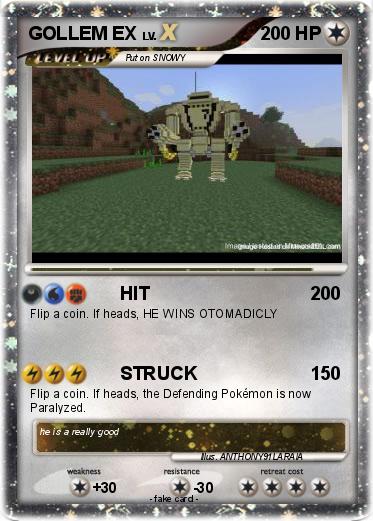 Pokemon GOLLEM EX