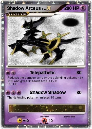 Pokemon Shadow Arceus