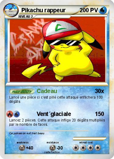 Pokemon Pikachu rappeur
