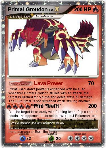 Pokemon Primal Groudon