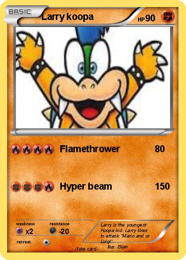 Pokemon Larry koopa