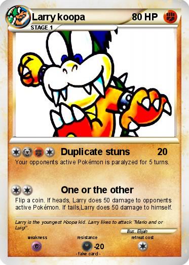 Pokemon Larry koopa