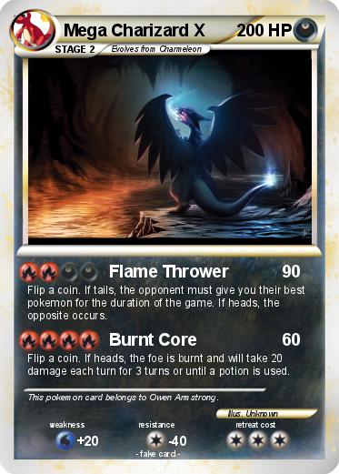 Pokemon Mega Charizard X