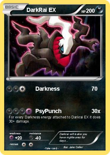 Pokémon DarkRai EX 388 388 Darkness My Pokemon Card