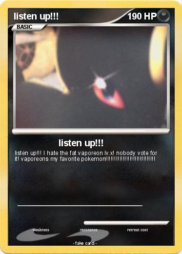 Pokemon listen up!!!