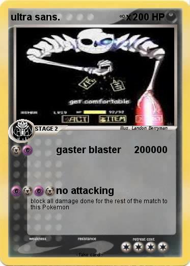 Pokemon ultra sans.                       ∞x