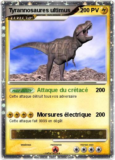 Pokemon Tyrannosaures ultimus
