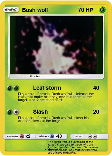 Pokemon Bush wolf