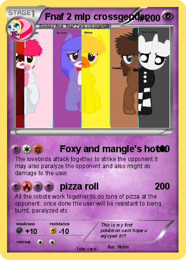 Pokemon Fnaf 2 mlp crossgender