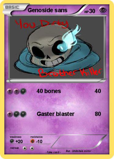 Pokemon Genoside sans