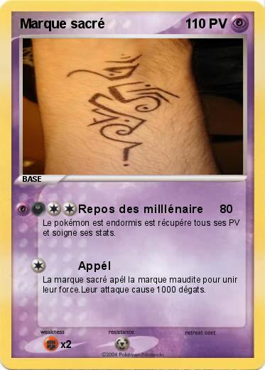 Pokemon Marque sacré