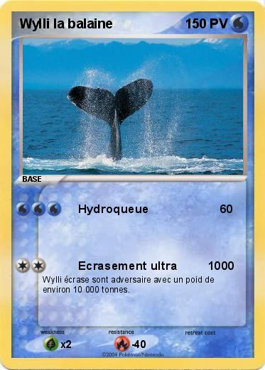 Pokemon Wylli la balaine