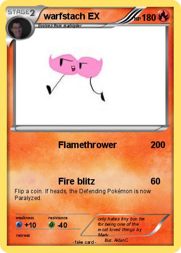 Pokemon warfstach EX