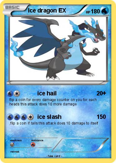 Pokemon Ice dragon EX