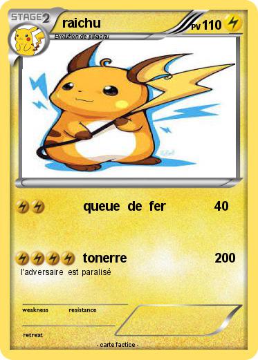 Pokemon raichu