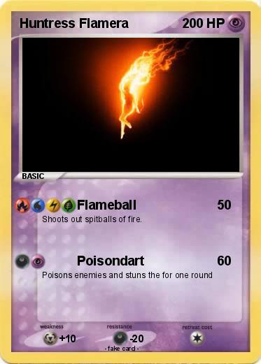 Pokemon Huntress Flamera