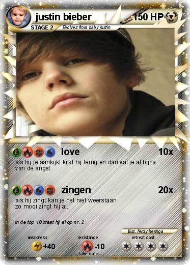 Pokemon justin bieber