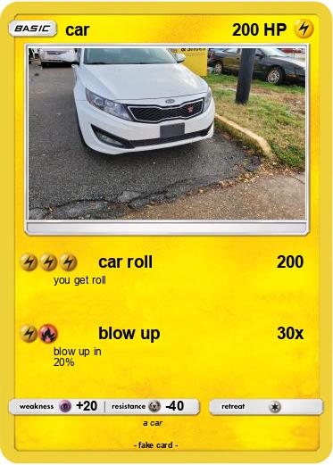 Pokemon car