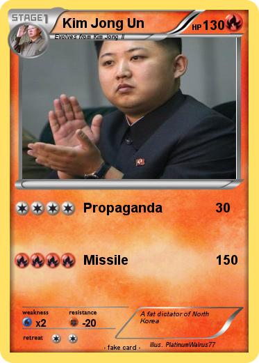Pokemon Kim Jong Un