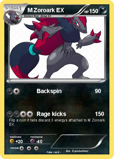 Pokemon M Zoroark EX