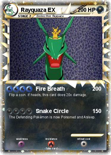 Pokemon Rayquaza EX