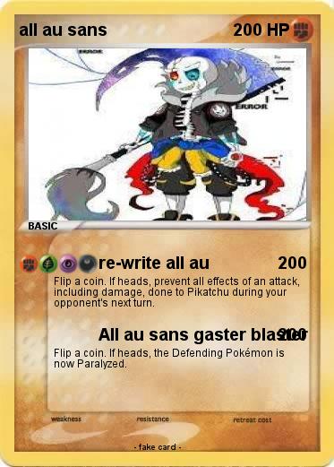 Pokemon all au sans