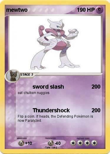 Pokemon mewtwo