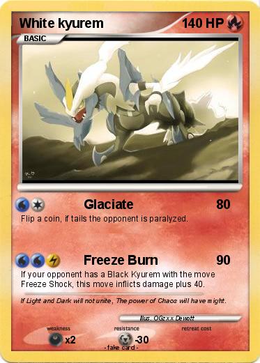 Pokemon White kyurem