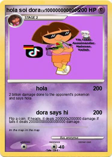 Pokemon hola soi dora