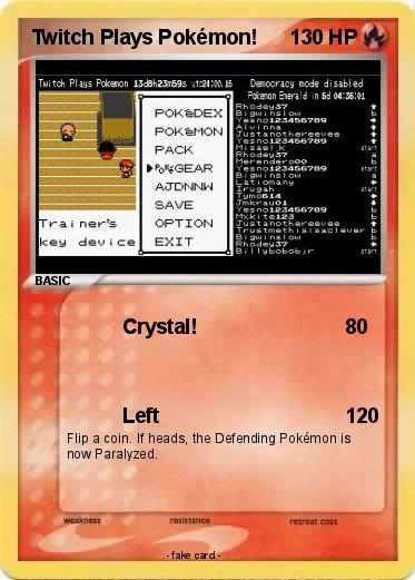 Pokemon Twitch Plays Pokémon!