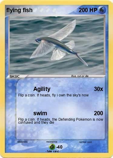 Pokemon flying fish