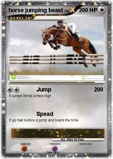 Pokemon horse jumping beast