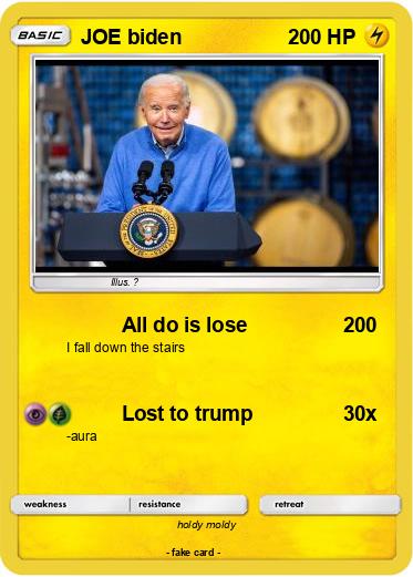 Pokemon JOE biden