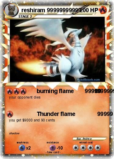 Pokemon reshiram 99999999999