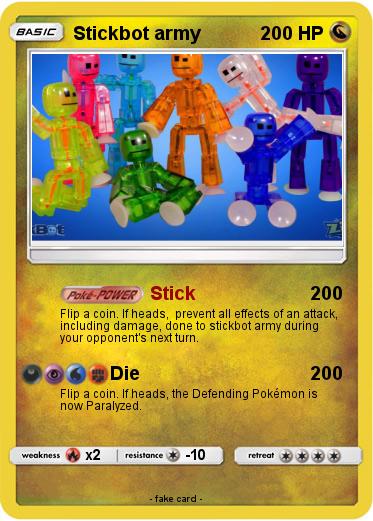 Pokemon Stickbot army