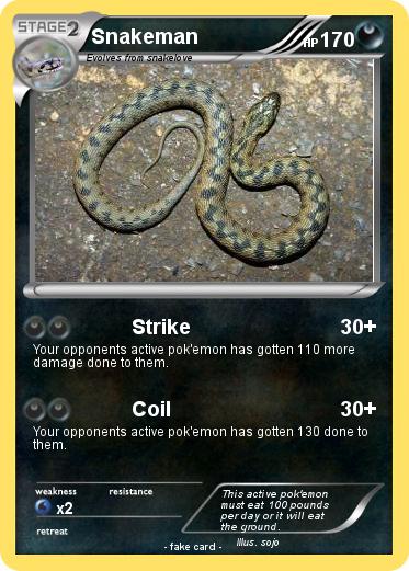 Pokemon Snakeman
