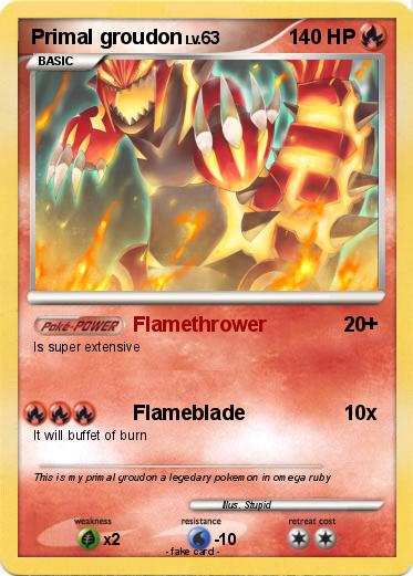Pokemon Primal groudon
