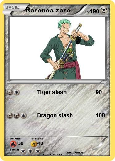 Pokemon Roronoa zoro