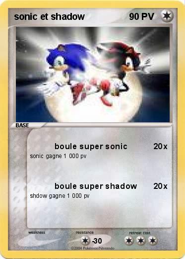 Pokemon sonic et shadow