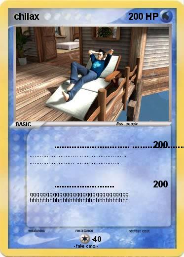 Pokemon chilax