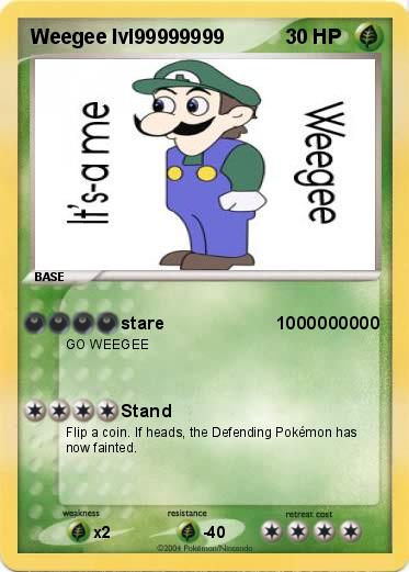 Pokemon Weegee lvl99999999