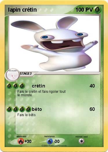 Pokemon lapin crétin